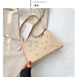 Female simple casual shoulder bag